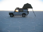 Camping on the Salar de Uyuni Bolivia